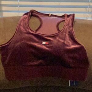 Tommy Hilfiger Deep Burgundy Sports Bra